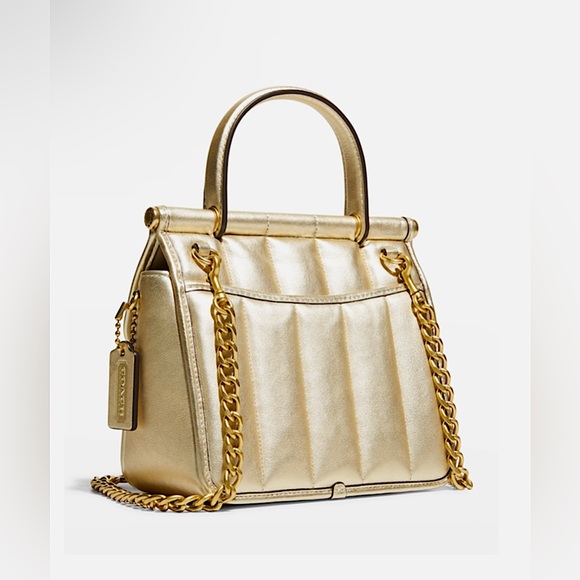 Coach Willis Top Handle 18 With Quilting Bag - Picture 2 of 3